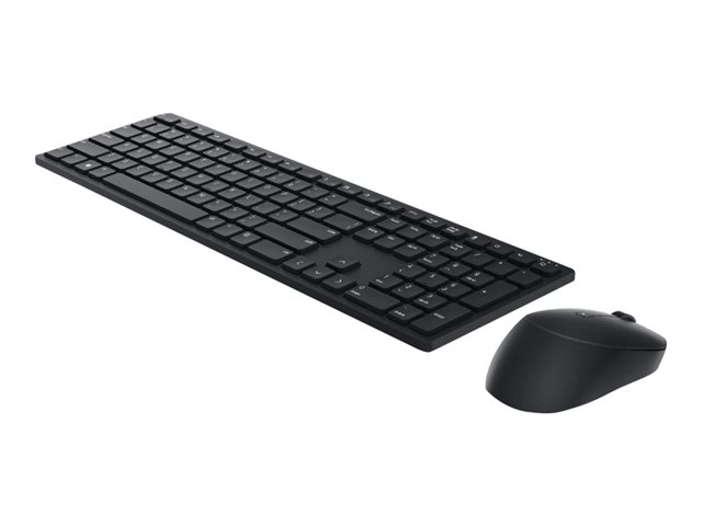 Dell Pro Keyboard and Mouse KM5221W - keyboard and mouse set - QWERTY - US International - black Input Device