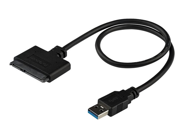 Startech SATA to USB Cable - USB 3.0 to 2.5" SATA III Hard Drive Adapter - External Converter for SSD/HDD Data Transfer (USB3S2SAT3CB) - Storage controller - 2.5" - SATA 6Gb/s - USB 3.0