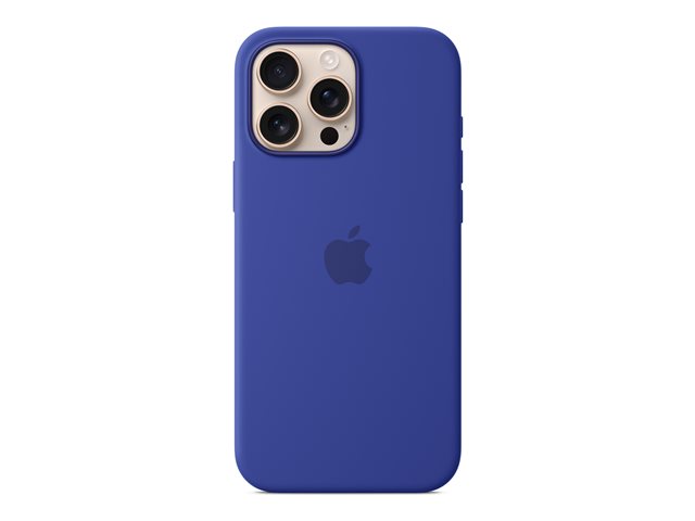 Apple - Back cover for mobile phone - MagSafe compatibility - silicone - ultramarine - for iPhone 16 Pro Max