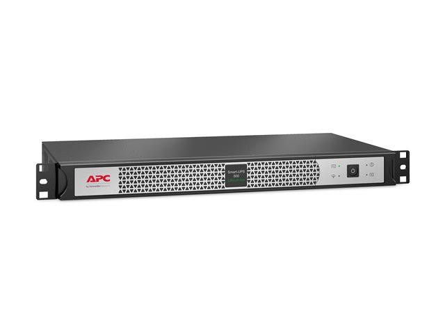 APC Smart-UPS SC SCL500RMI1UC - UPS (rack-mountable) - AC 230 V - 400 Watt - 500 VA - 1-phase - Ethernet 10/100, USB - output connectors: 4 - 1U - black, silver