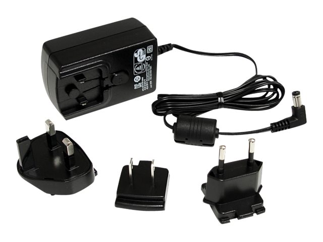 StarTech DC Adapter - 12V Adapter - 1.5A - Universal Power Adapter - AC Adapter - DC Power Supply - DC Power Cord - Replacement Adapter (IM12D1500P) - Power adapter - AC 100-240 V - black - for P/N: IES81GW, ST121HDBTL, ST121HDBTSC, SV231DPDDUA2, SV431DPD