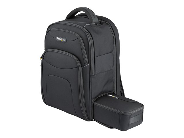Startech 15.6" Laptop Backpack with Removable Accessory Organizer Case - Professional IT Tech Backpack for Work/Travel/Commute - Ergonomic Computer Bag - Durable Ballistic Nylon - Notebook/Tablet Pockets - Notebook carrying backpack - 15.6"