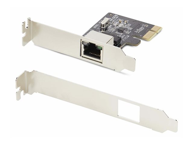 Startech 1-Port Gigabit PCIe Network Adapter Card, TAA Compliant - Network adapter - PCI Express x1 low profile - Gigabit Ethernet x 1 - black - TAA Compliant