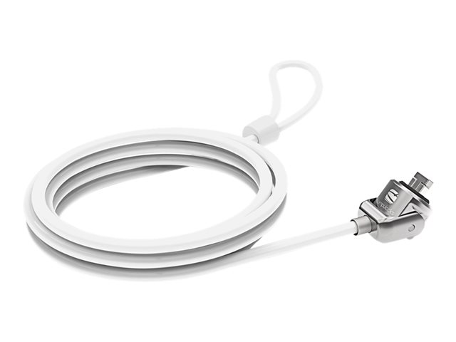 Compulocks T-bar Security Keyed Cable Lock - Security cable lock - white - 1.83 m - for Compulocks iPad 10.2-inch, Maclocks Rise Freedom Enclosed Rolling Kiosk
