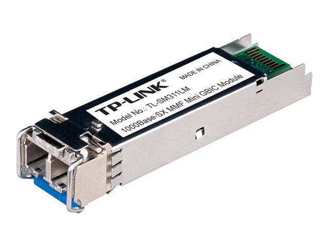 TP-Link TL-SM311LM V4 - SFP (mini-GBIC) transceiver module - 1GbE - 1000Base-SX - LC/UPC multi-mode - up to 550 m - 850 nm