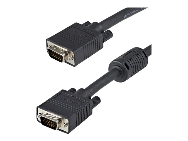 StarTech 10m Coax High Resolution Monitor VGA Cable HD15 M/M - VGA cable - HD-15 (VGA) (M) to HD-15 (VGA) (M) - 10 m - molded - black