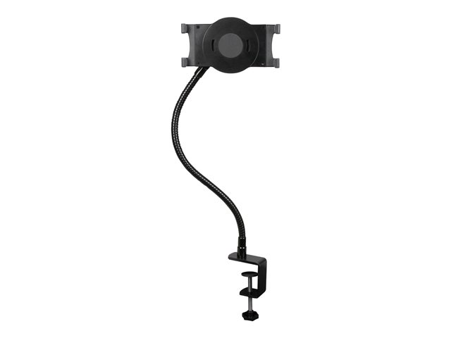 Startech Gooseneck Tablet Holder - Bendable Tablet Arm - Desk Mount Tablet Stand - For Most 7" to 11" Tablets - Detachable Holder - Mounting kit (clamp, adjustable holder, adjustable mounting arm) - for tablet - plastic, steel - black - screen size: 7"-11