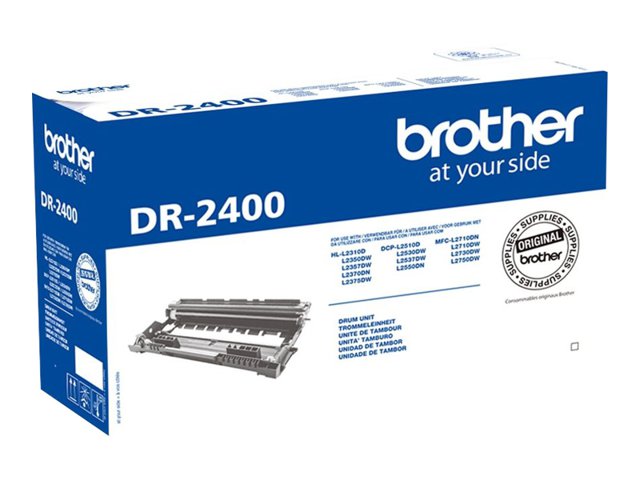 Brother DR2400 - Black - original - drum kit - for Brother DCP-L2510, L2530, L2537, L2550, HL-L2310, L2370, L2375, MFC-L2710, L2713