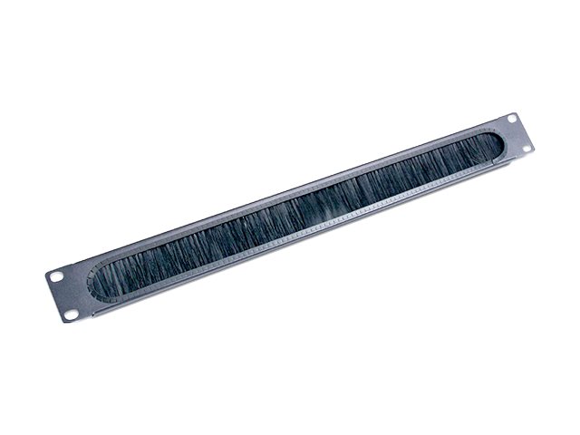 Horizontal Cable Organizer 1U w/brush strip