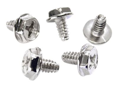StarTech.com Replacement PC Mounting Screws #6-32 x 1/4in Long Standoff - Screw kit - silver - 0.2 in (pack of 50) - SCREW6_32 - Screw kit - silver - 0.6 cm (pack of 50) - for P/N: PCSCREWKIT