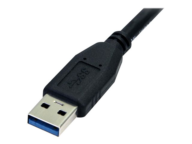 StarTech 0.5m (1.5ft) Black SuperSpeed USB 3.0 Cable A to Micro B - USB 3.0 Micro B Cable - 1x USB 3 A (M), 1x USB 3 Micro B (M) 50cm (USB3AUB50CMB) - USB cable - Micro-USB Type B (M) to USB Type A (M) - USB 3.0 - 50 cm - molded - black - for P/N: DKT30CV