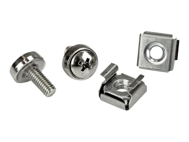 M5 MOUNTING SCREWS SILVER 100 PC SERVER RACK M5 CAGE NUTS