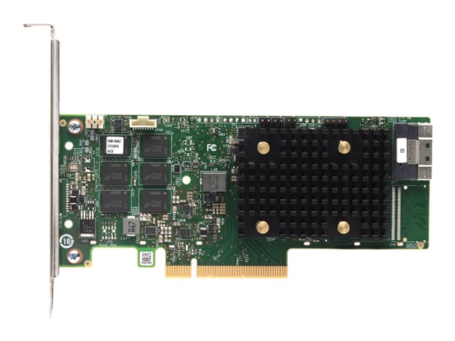 Lenovo ThinkSystem 940-8i - Storage controller (RAID) - 8 Channel - SATA / SAS 12Gb/s - low profile - RAID 0, 1, 5, 6, 10, 50, JBOD, 60 - PCIe 4.0 x8 - for ThinkSystem SR630 V2, SR645, SR650 V2, SR665, SR670 V2, SR850 V2, SR860 V2, ST50, ST650 V2