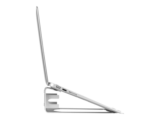 Startech Laptop Stand, 2-in-1 Laptop Riser Stand or Vertical Stand, Ideal for Ultrabooks & MacBook Pro/Air up to 15", Ergonomic Angled Notebook Holder for Office Desk, Silver, Aluminum - Elevated Laptop Stand - Notebook stand - desktop - 11" - 15" - silve