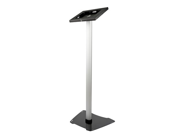 Startech Secure Tablet Floor Stand - Anti-Theft - Lockable Tablet Mount - For 9.7" Tablets - Metal Construction - Fixed Height (STNDTBLT1FS) - Mounting kit (feet, pole, holder, pole connector, pole base, base) - for tablet - plastic, aluminium, steel - sc