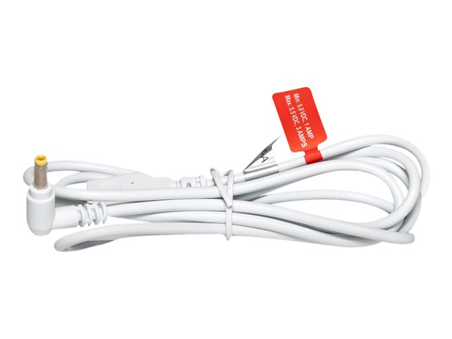 7/600/700 SERIES USB A MALE TO DC PLUG CHARGING CBL WHT 1.5M
