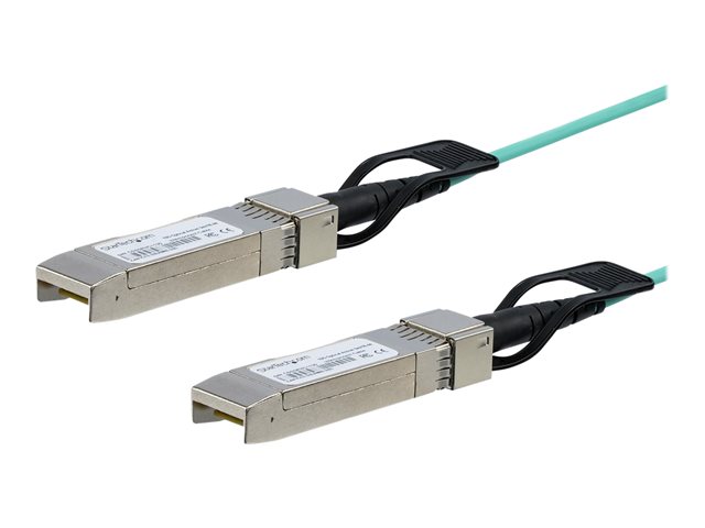 Startech Cisco SFP-10G-AOC3M Compatible 3m/9.84ft 10G SFP+ to SFP+ Active Optical Fiber, 10Gbps SFP Plus/Mini GBIC/Transceiver Module Cable, Cisco Firepower ASR1000, 10GE SFP+ Cable - Lifetime Warranty (SFP10GAOC3M) - 10GBase direct attach cable - SFP+ la