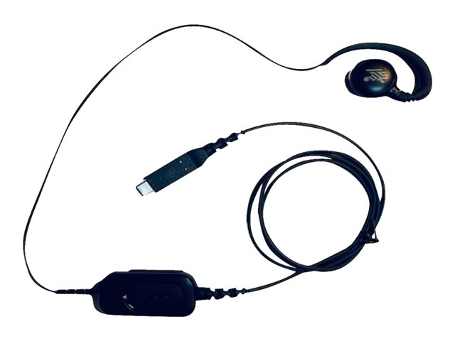 USB-C HEADSET W/ PTT BUTTON AND VOLUME CONTROL WORKF/CE CONNECT