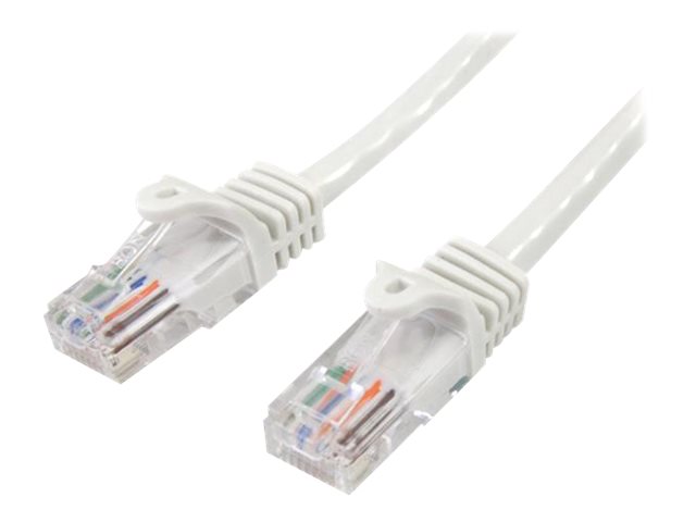 Startech CAT5e Cable - 7 m White Ethernet Cable - Snagless - CAT5e Patch Cord - CAT5e UTP Cable - RJ45 Network Cable - Patch cable - RJ-45 (M) to RJ-45 (M) - 7 m - UTP - CAT 5e - snagless - white