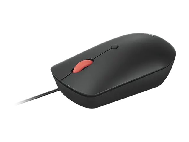 Lenovo ThinkPad Compact - mouse - USB, USB-C - raven black