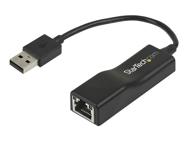 Startech USB 2.0 to 10/100 Mbps Ethernet Network Adapter Dongle - USB Network Adapter - USB 2.0 Fast Ethernet Adapter - USB NIC (USB2100) - Network adapter - USB 2.0 - 10/100 Ethernet - black