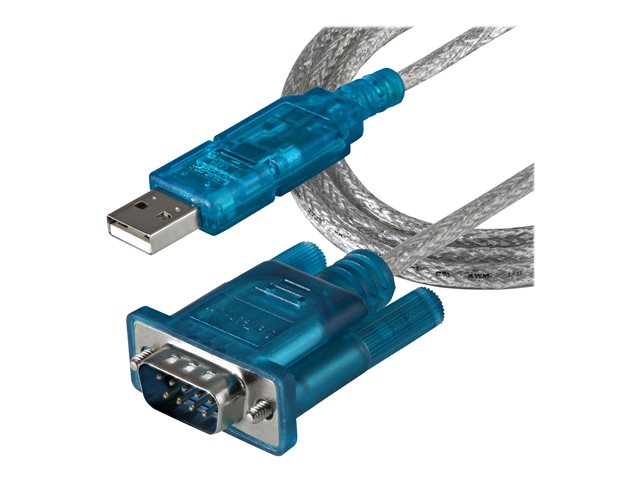 Startech 3ft USB to RS232 DB9 Serial Adapter Cable - M/M - Serial adapter - USB 2.0 - RS-232