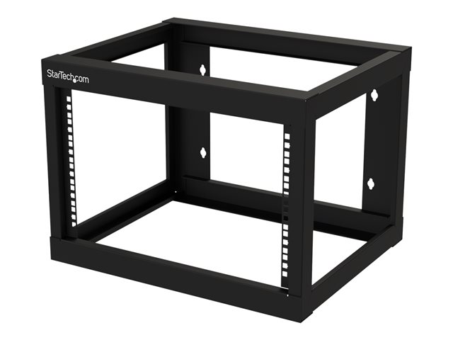Startech 6U 19" Wall Mount Network Rack 19" Deep 2 Post Open Frame for Server Room Data/AV/IT/Communication/Computer Equipment/Patch Panel with Cage Nuts/Screws Hook/Loop, Cisco 2960 - 19 Inch Wallmount Rack (RK619WALLO) - Rack open frame - 2-post - wall
