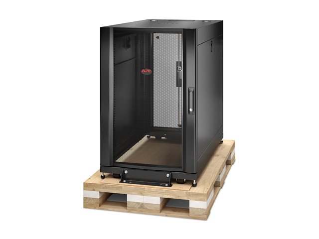 APC NetShelter SX - Rack cabinet - black - 18U - 19" - TAA Compliant - for P/N: SURT48RMXLBP