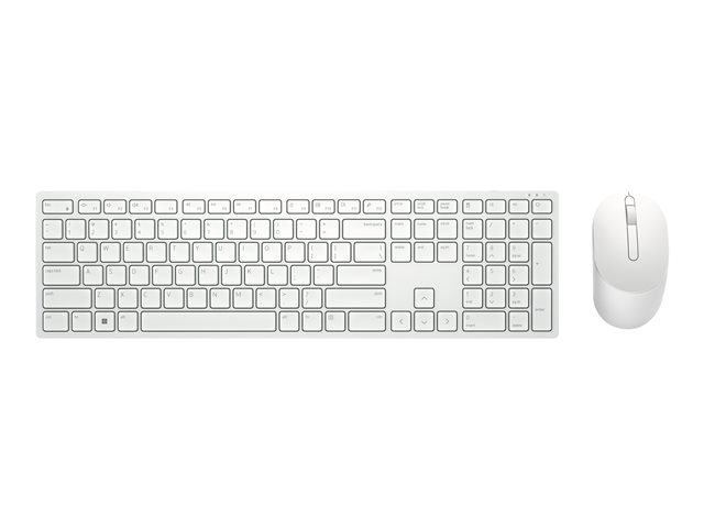 Dell Pro KM5221W - keyboard and mouse set - QWERTY - UK - white Input Device
