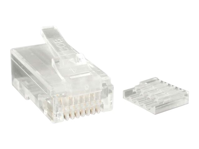 Startech Cat 6 RJ45 Stranded Modular Plug Connector - 50 Pack (CRJ45C6STR50) - Network connector - RJ-45 (M) - CAT 6 - stranded - clear (pack of 50) - for P/N: R300WN22MO5E, R300WN22MO5G, R300WN22MOD, R300WN22MOD5, R300WN22ODE, R300WN22ODG
