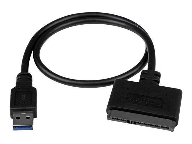 Startech USB 3.1 to 2.5" SATA Hard Drive Adapter - USB 3.1 Gen 2 10Gbps with UASP External HDD/SSD Storage Converter (USB312SAT3CB) - Storage controller - 2.5" - SATA 6Gb/s - USB 3.1 (Gen 2) - black