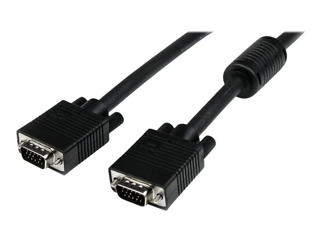 StarTech 2m Coax High Resolution Monitor VGA Video Cable HD15 M/M - VGA cable - HD-15 (VGA) (M) to HD-15 (VGA) (M) - 2 m - molded - black