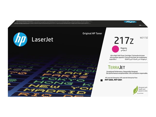 HP 217Z - Ultra High Yield - magenta - original - LaserJet - toner cartridge (W2173Z) - for Color LaserJet Enterprise MFP 6800dn