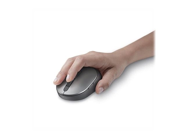 Dell MS5120W - mouse - 2.4 GHz, Bluetooth 5.0 - titan grey