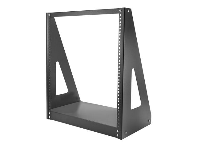 Startech 12U Heavy Duty 2 Post Open Frame Network Rack - 350lbs - 19" Free Standing Desktop Rack for Computer, AV, Media, IT Equipment (2POSTRACK12) - Rack open frame - 2-post - 12U - 19"