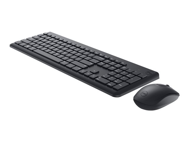 Dell Keyboard and Mouse KM3322W - keyboard and mouse set - QWERTY - UK - black - with 3-year NBD Advanced Exchange Input Device