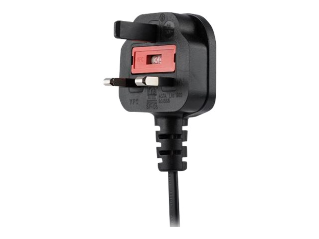 StarTech 6ft (1.8m) UK Laptop Power Cable, BS 1363 to C7, 2.5A 250V, 18AWG, Black, AC Notebook/Laptop Replacement Cord, Printer Cable, UK Laptop Charger Cord, BS 1363 to IEC60320 C7 - Power Brick Cord - Power cable - power IEC 60320 C7 to BS 1363 (M) - AC