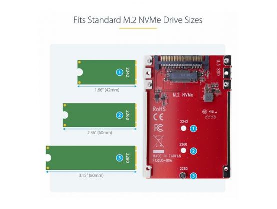 to Adapter, For NVMe SSDs, PCIe