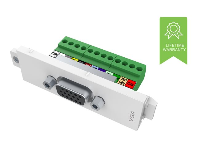 VISION Techconnect Modular AV Faceplate - LIFETIME WARRANTY - female ...