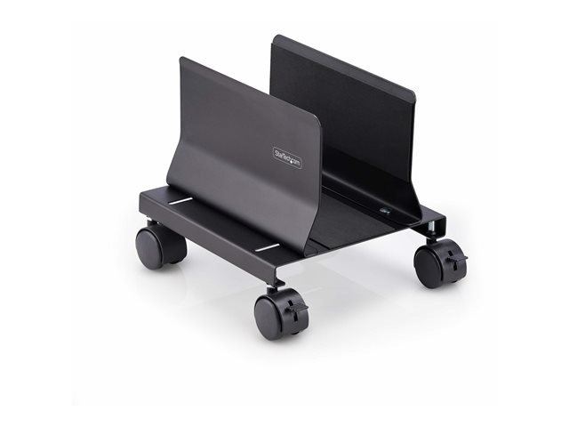 Startech Computer Tower Cart Rolling CPU Caddy w/ Wheels, Adjustable ...