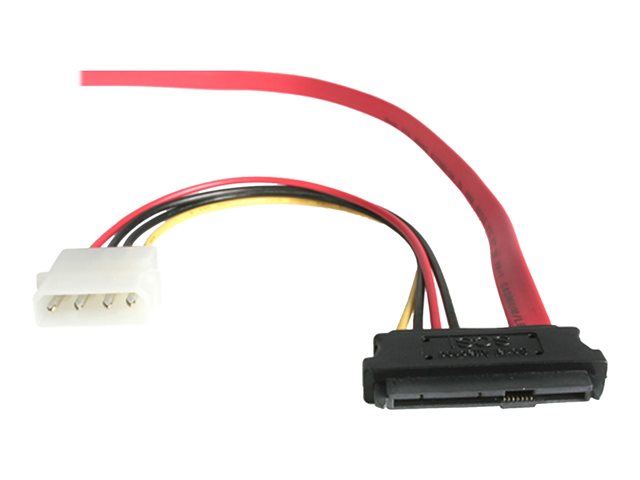 StarTech.com 18in SAS 29 Pin to SATA Cable with LP4 Power - 18in SAS 29 pin to SATA Cable - 18in SFF 8482 to SATA (SAS729PW18) - SATA / SAS cable - 46 cm