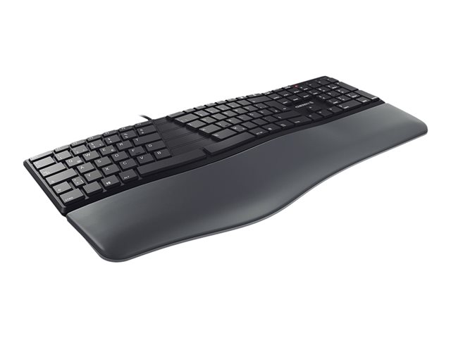 CHERRY KC 4500 ERGO - keyboard - AZERTY - Belgium - black Input Device