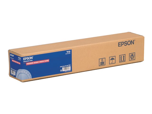 Epson Premium Glossy Photo Paper - photo paper - glossy - 1 roll(s) - Roll (32.9 cm x 10 m)