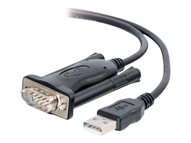 C2G Serial RS232 Adapter Cable - USB / serial cable - USB to DB-9 - 1.5 m