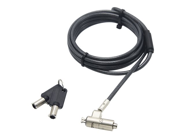 DICOTA - Security cable lock - ultra slim - silver - 2 m
