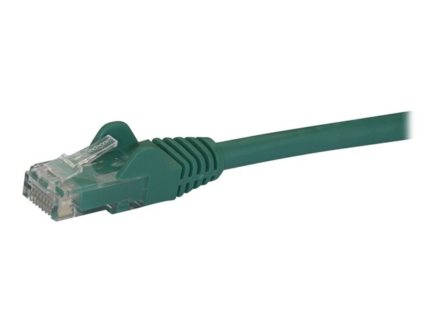 StarTech.com 2m CAT6 Ethernet Cable, 10 Gigabit Snagless RJ45 650MHz 100W PoE Patch Cord, CAT 6 10GbE UTP Network Cable w/Strain Relief, Green, Fluke Tested/Wiring is UL Certified/TIA - Category 6 - 24AWG (N6PATC2MGN) - Patch cable - RJ-45 (M) to RJ-45 (M