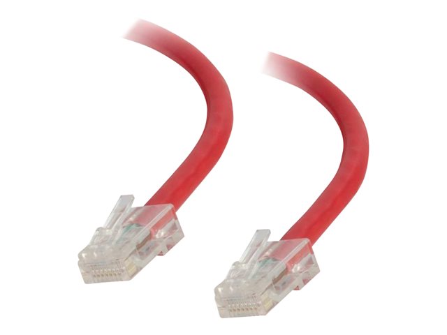 C2G Cat5e Non-Booted Unshielded (UTP) Network Patch Cable - patch cable - 3 m - red