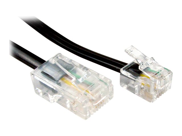 Cables Direct phone cable - 10 m - black