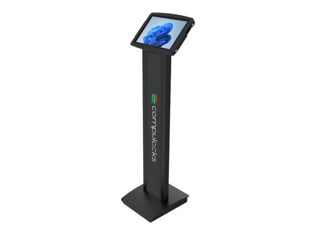 Compulocks Surface Pro 3-7 Space Enclosure Brandable Floor Stand enclosure - Anti-Theft - for tablet - black