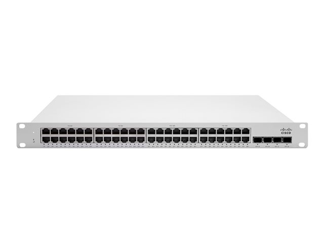 Cisco Meraki Cloud Managed MS225-48 - Switch - Managed - 48 x 10/100/1000 + 4 x 10 Gigabit SFP+ (uplink) - rack-mountable